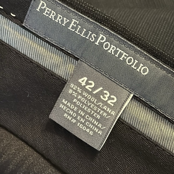 Perry Ellis portfolio wool blend dress pants NWT - Picture 4 of 4